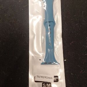 Blue Silicone Watch Band 38/40/41mm